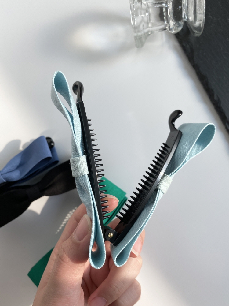 리본바나나핀 올림머리 집게 데일리 헤어핀 15컬러 바나나핀 헤어핀 추천