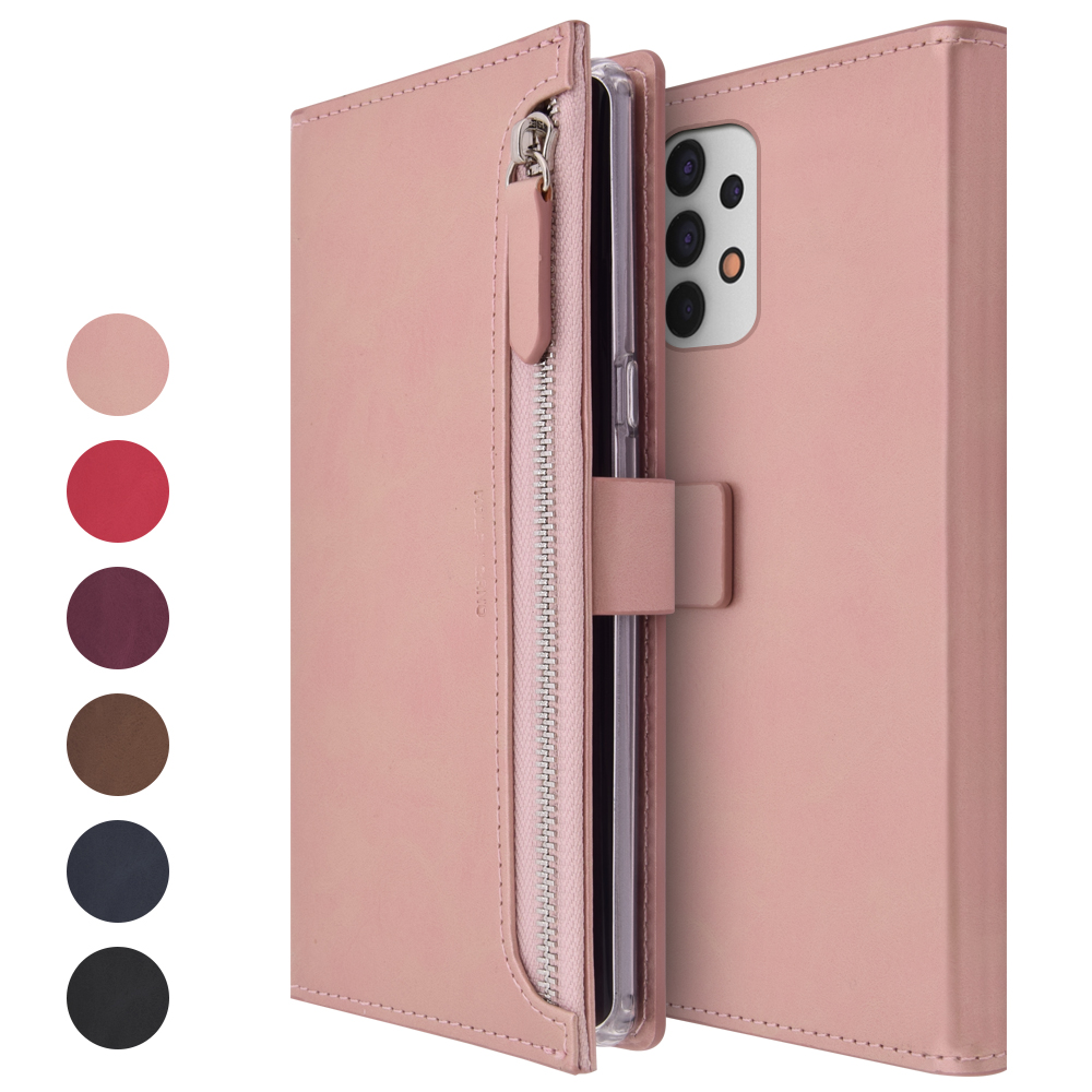 갤럭시 점프 A326 5G 지갑형 다이어리 휴대폰 케이스 브라운 - 상세 이미지 4