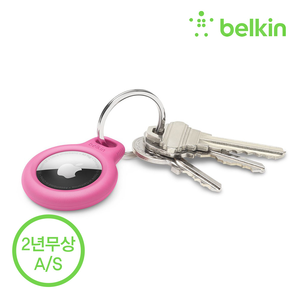 벨킨 에어태그 보호 케이스 홀더 키링 F8W973bt 2세대 호환 이미지 2