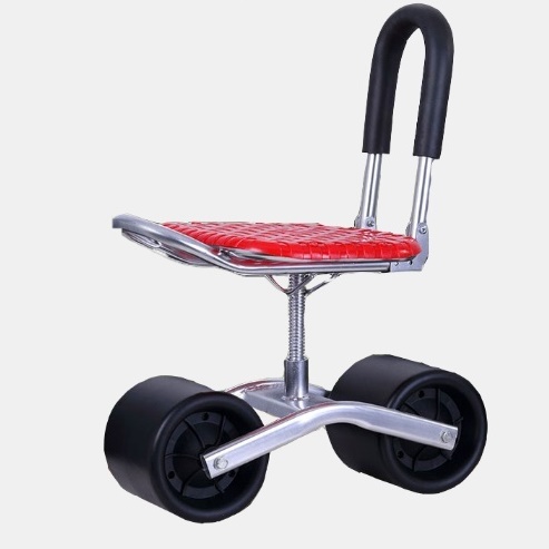 바퀴달린 앉은뱅이 의자 좌식회전의자 등받이작업의자