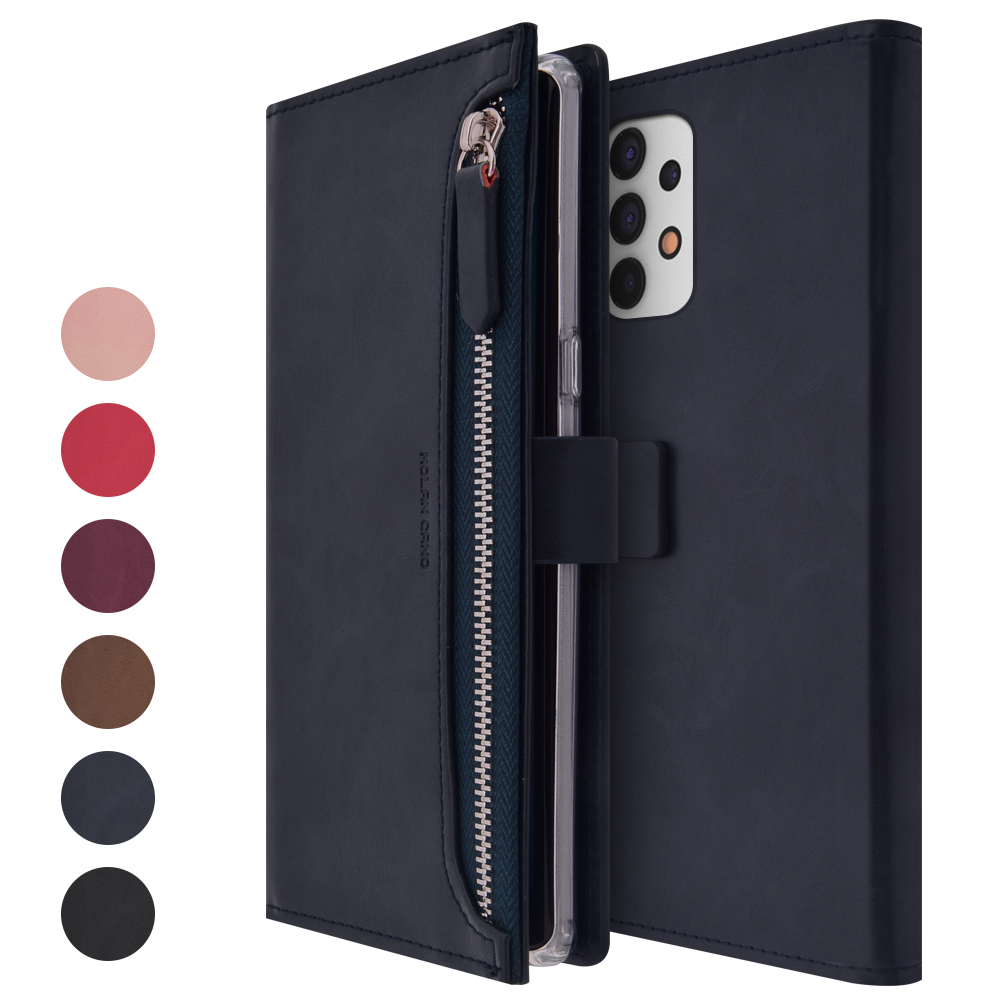 갤럭시 점프 A326 5G 지갑형 다이어리 휴대폰 케이스 브라운 - 상세 이미지 5