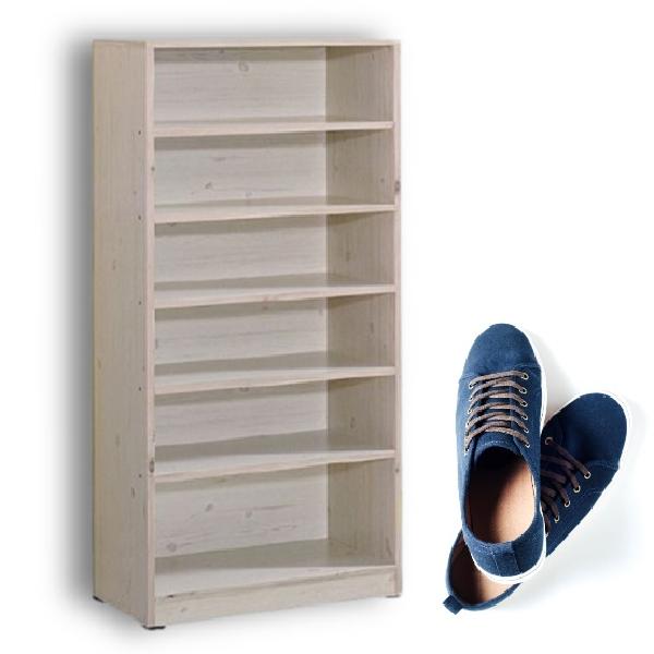 6단 사무실 신발장 600 오픈형신발장 나무 목재 붙박이신발장 학원 업소용 학교 헬스장 회사