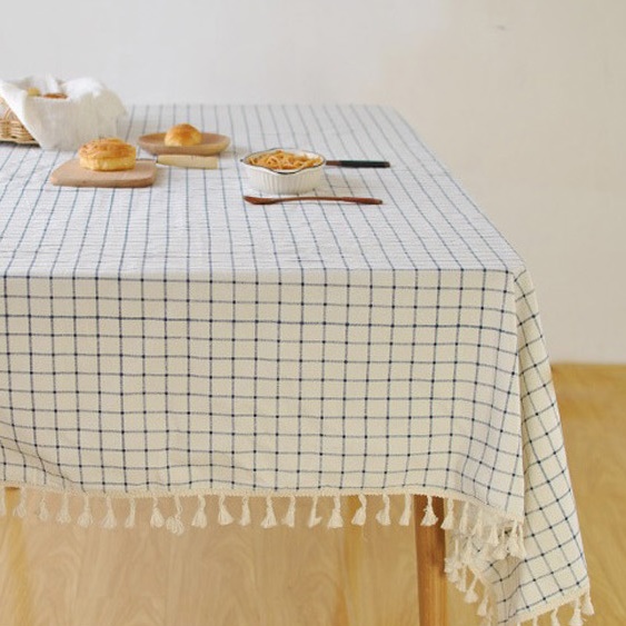 내추럴체크 감성 캠핑용 테이블보 가을 캠핑 테이블보 롤 테이블 매트 캠핑 식탁 패드 커버