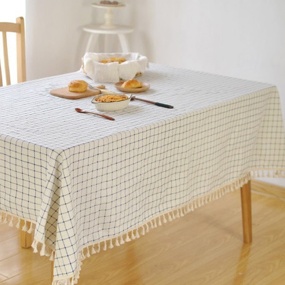 내추럴체크 감성 캠핑용 테이블보 가을 캠핑 테이블보 롤 테이블 매트 캠핑 식탁 패드 커버