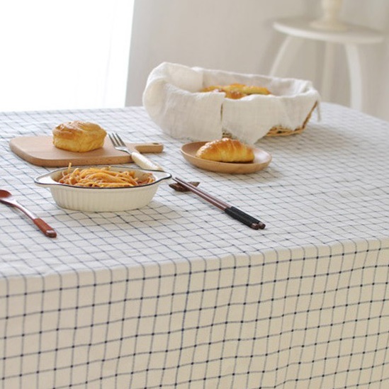 내추럴체크 감성 캠핑용 테이블보 가을 캠핑 테이블보 롤 테이블 매트 캠핑 식탁 패드 커버