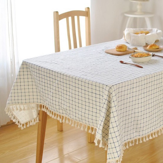 내추럴체크 감성 캠핑용 테이블보 가을 캠핑 테이블보 롤 테이블 매트 캠핑 식탁 패드 커버