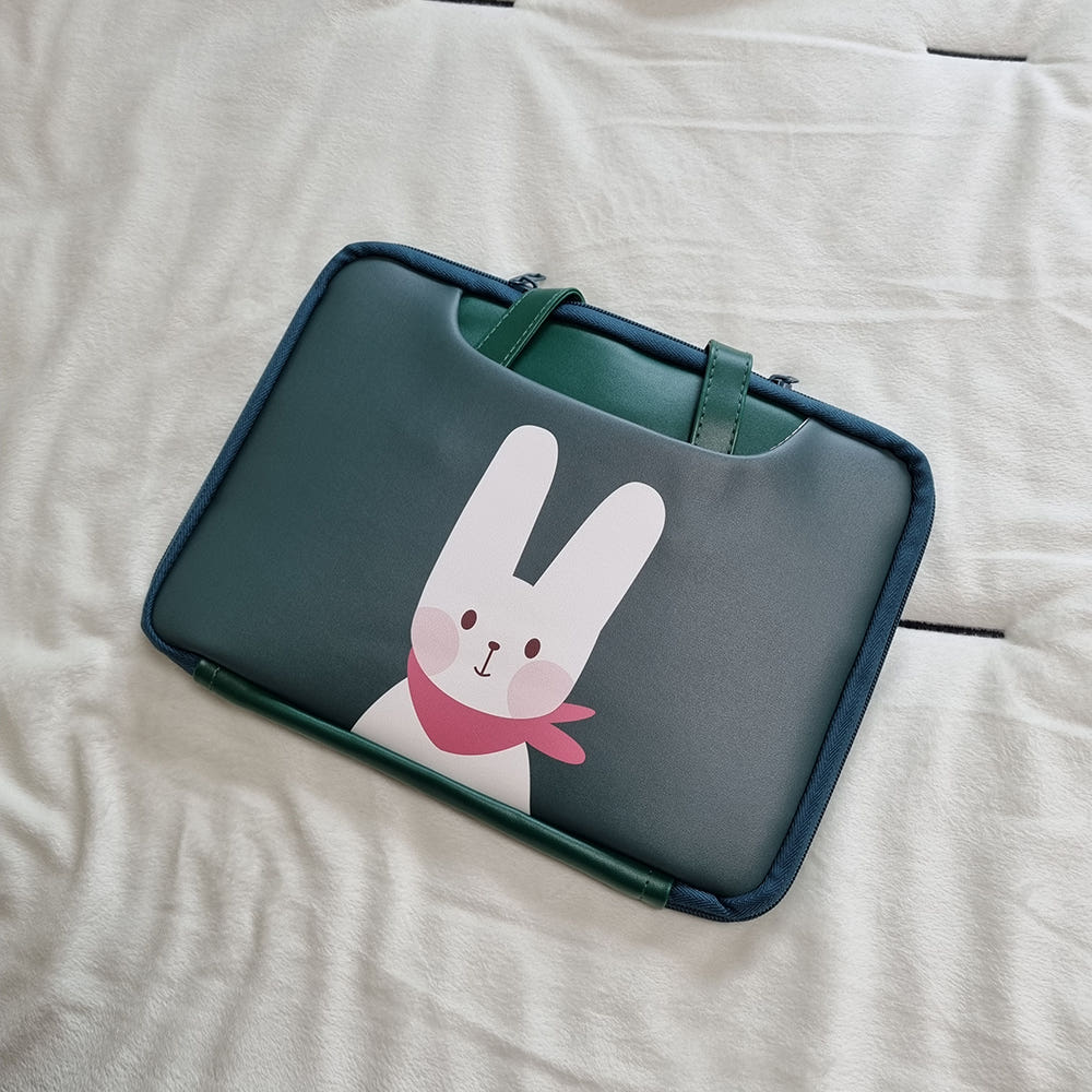 테디베어 파우치 뒷면