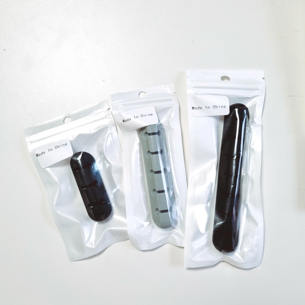 충전선 케이블 고정 홀더 책상 전선 휴대폰 핸드폰 USB 선 충전기 줄 정리 3구 1개 - 상세 이미지 5