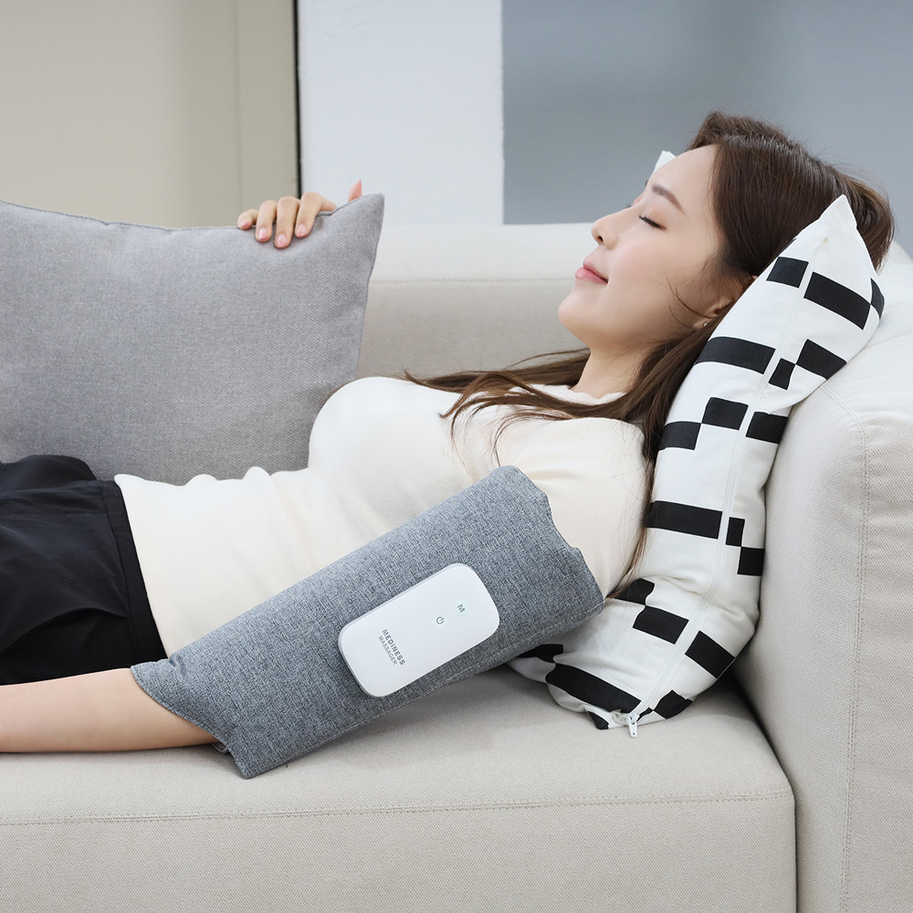 무선 공기압 슬랜더 종아리 마사지기 안마기 MD-1004 좌우 1세트 - 상세 이미지 3