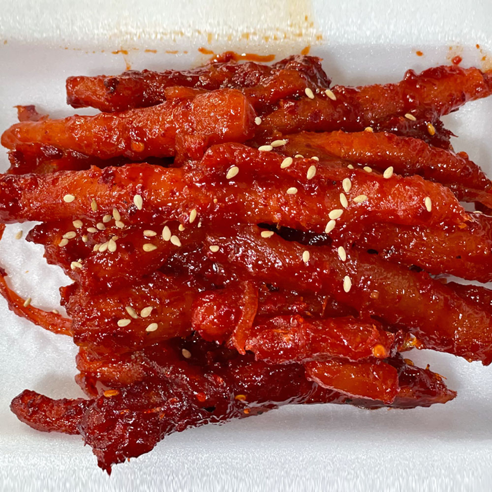 [서울,성남,하남 당일배송] 향 좋은 더덕장아찌 400g [암사 소문난반찬] : 동네시장 장보기