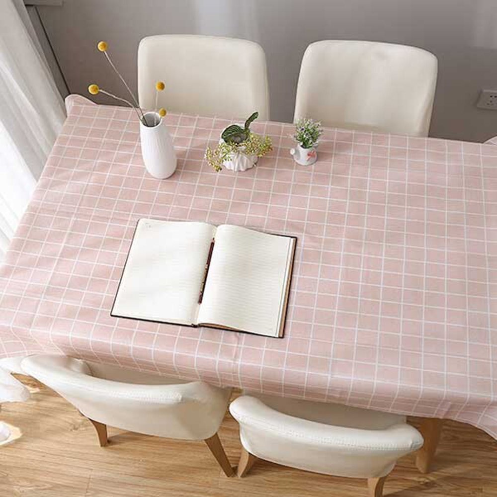 체크 감성식탁보 방수 캠핑테이블보 책상보 피크닉 야외테이블덮개 협탁커버 PEVA매트 3종