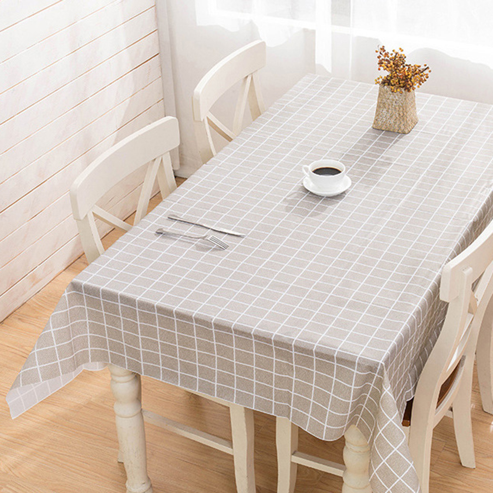 체크 감성식탁보 방수 캠핑테이블보 책상보 피크닉 야외테이블덮개 협탁커버 PEVA매트 3종