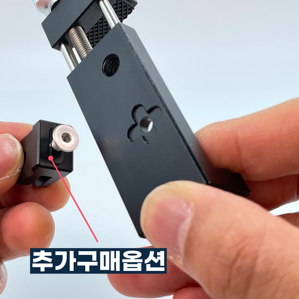 MH7 튼튼한 메탈 스마트폰 삼각대홀더 / 핸드폰 고정 삼각대 홀더 마운트 - 상세 이미지 5