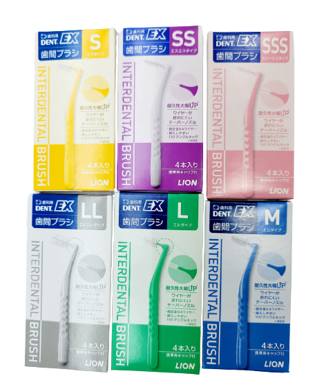 숏브러쉬치간칫솔 4개입 1PACK 앵글별 사이즈택1 - 상세 이미지 2