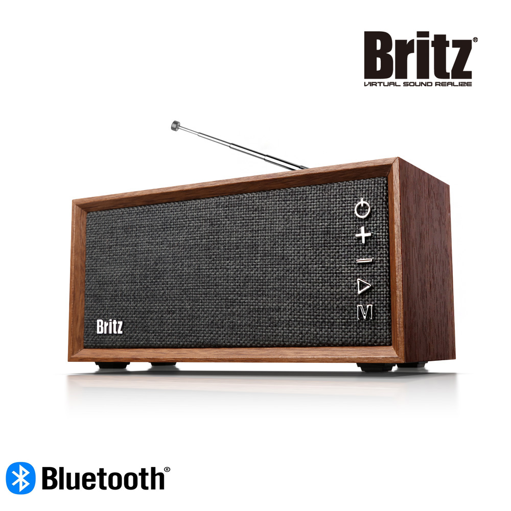 브리츠 BA-RBW1 Plus 라디오 스피커 무선 블루투스 레트로감성스타일
