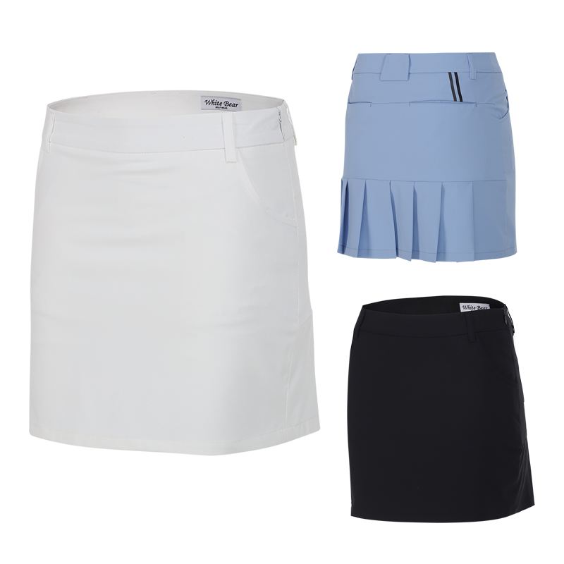 마스터베어 여성 베이직 밑 주름 큐롯 스커트 WB002