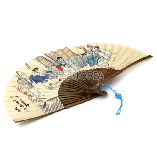오죽선 신윤복 주사거배 전주부채 이미지 2