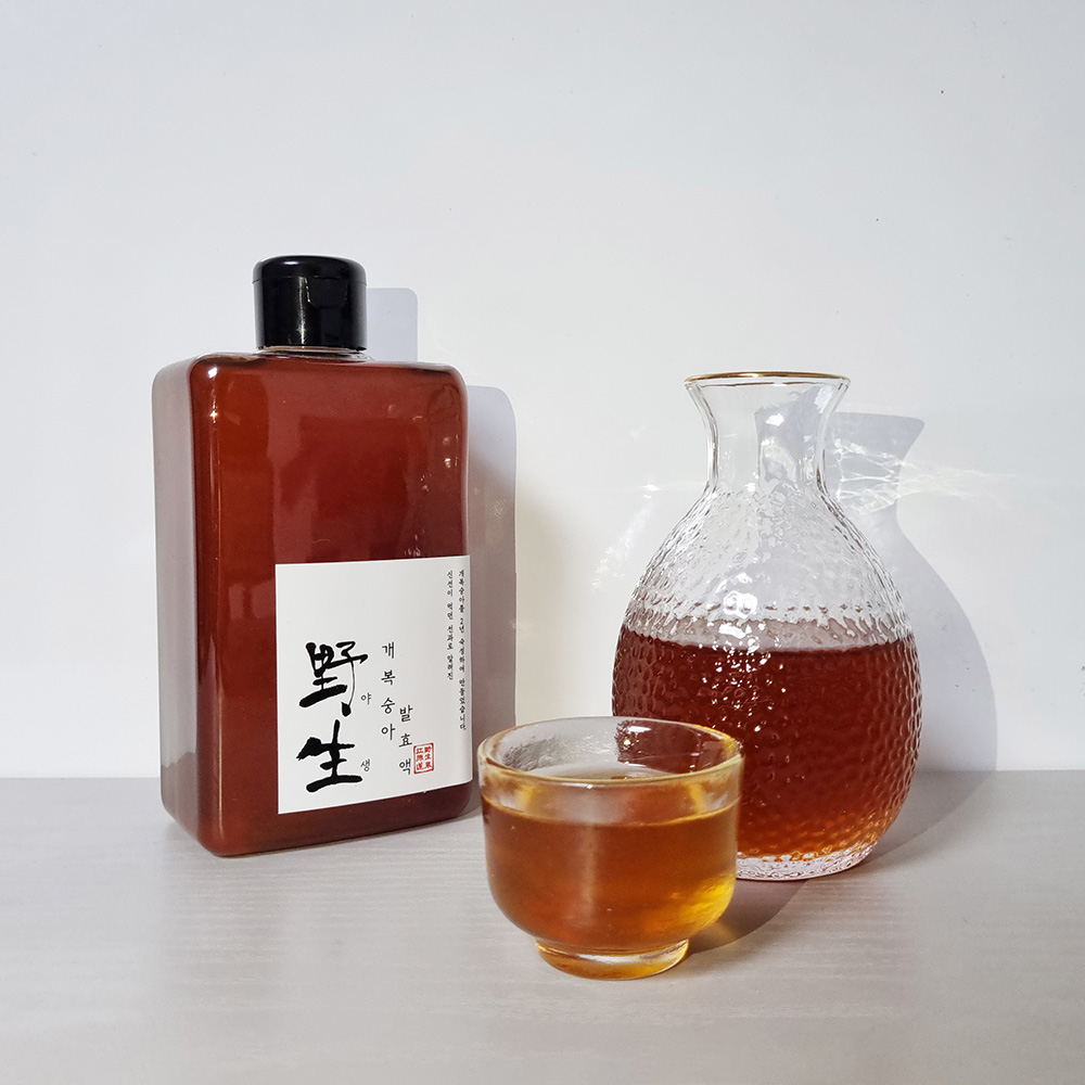 시골장터 야생 개복숭아 액기스 1000ml 효소 발효액 엑기스 원액 이미지 3