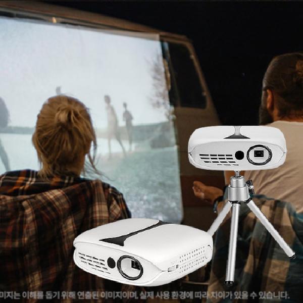 캠핑 빔프로젝터 미니빔프로젝트 휴대용프로젝터 