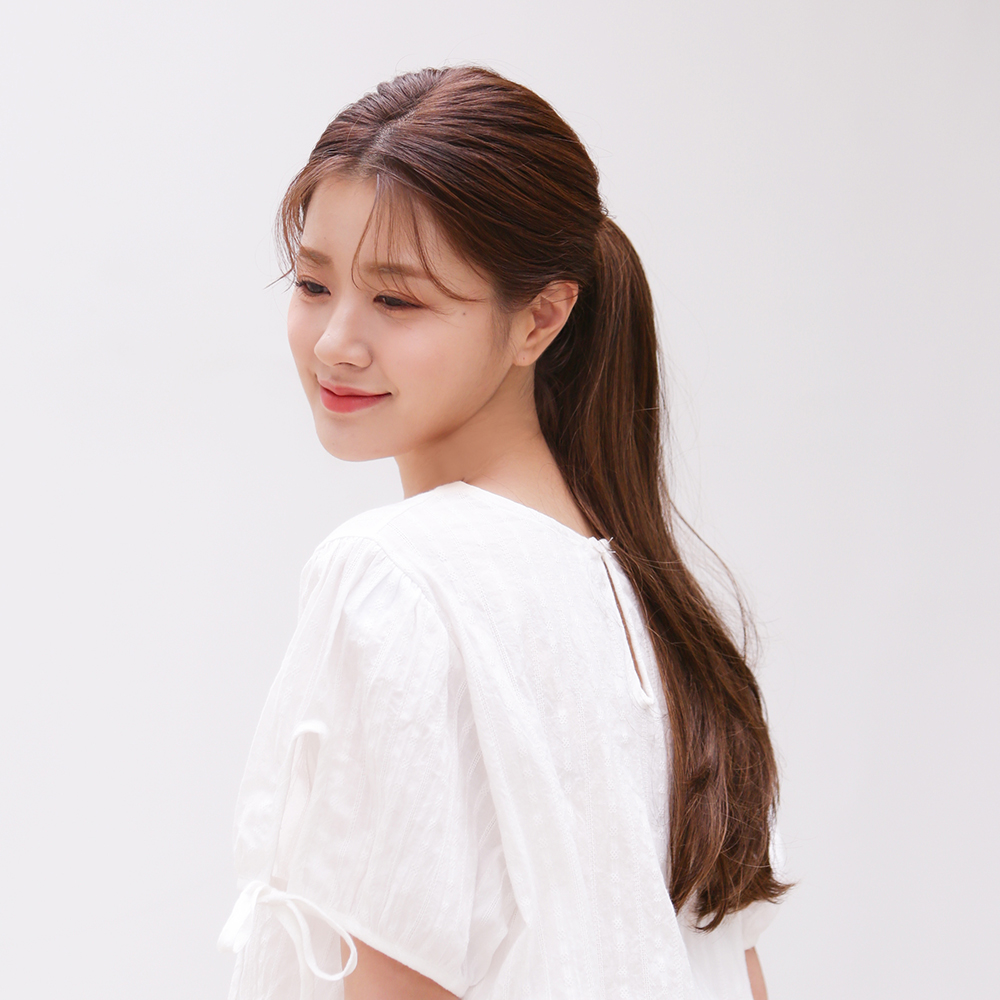 포니테일가발 집게 달비 가발 레이어드 S컬 웨이브 - 상세 이미지 2