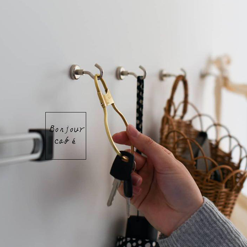 초강력 네오디움 자석고리 현관문 자석걸이 네오디뮴 마그네틱 후크 걸이 큰사이즈