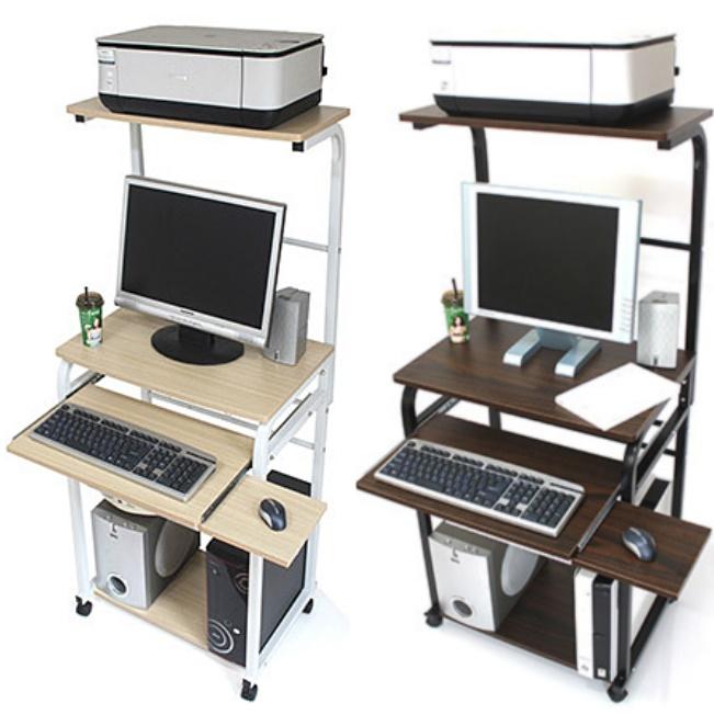 프린터 선반 선반형 2단 PC방책상 소형 컴퓨터 책상 중학생책상 게이밍 전용 얇은 심플