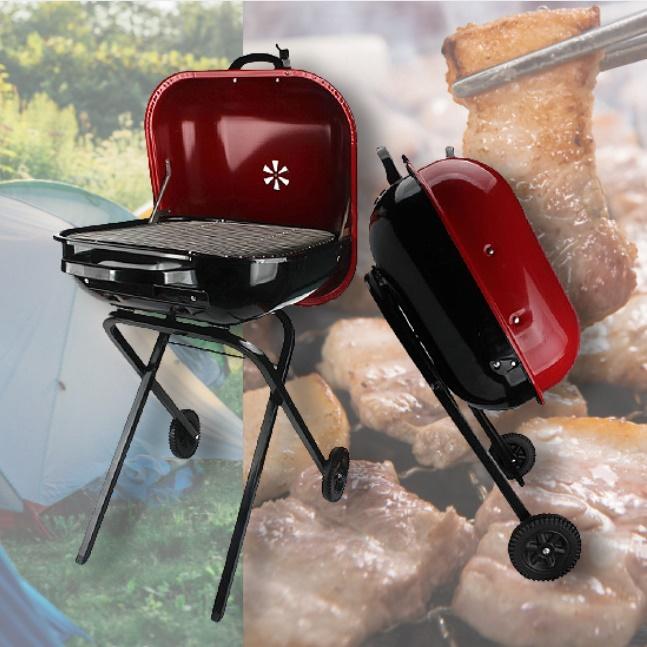 훈연기 야외 바베큐 그릴 숯불그릴 기계 훈제 훈연 대형 그리들 거치대 펜션 바베큐 준비물