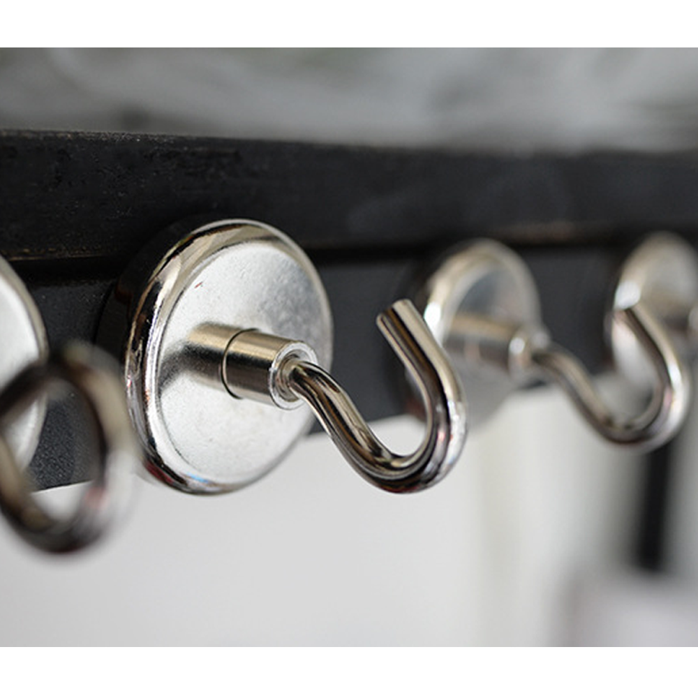 초강력 네오디움 자석고리 현관문 자석걸이 네오디뮴 마그네틱 후크 걸이 큰사이즈