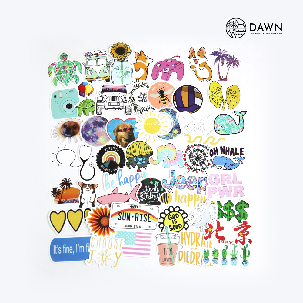 던 감성 캠핑용품 캠핑스티커