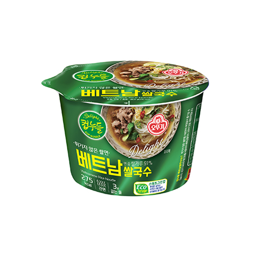 오뚜기 빅컵누들 베트남쌀국수 88.5g, 1개 - 상품 이미지