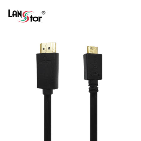 랜스타 LS-HDMI-AC20-1.5M HDMI to Mini HDMI 케이블 1.5m 4K 60Hz