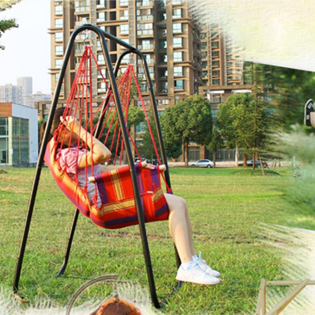 가정용 해먹 의자 거실해먹 스탠드 캠핑용해먹 그물망 흔들 야외 대형 거실용 차박 감성