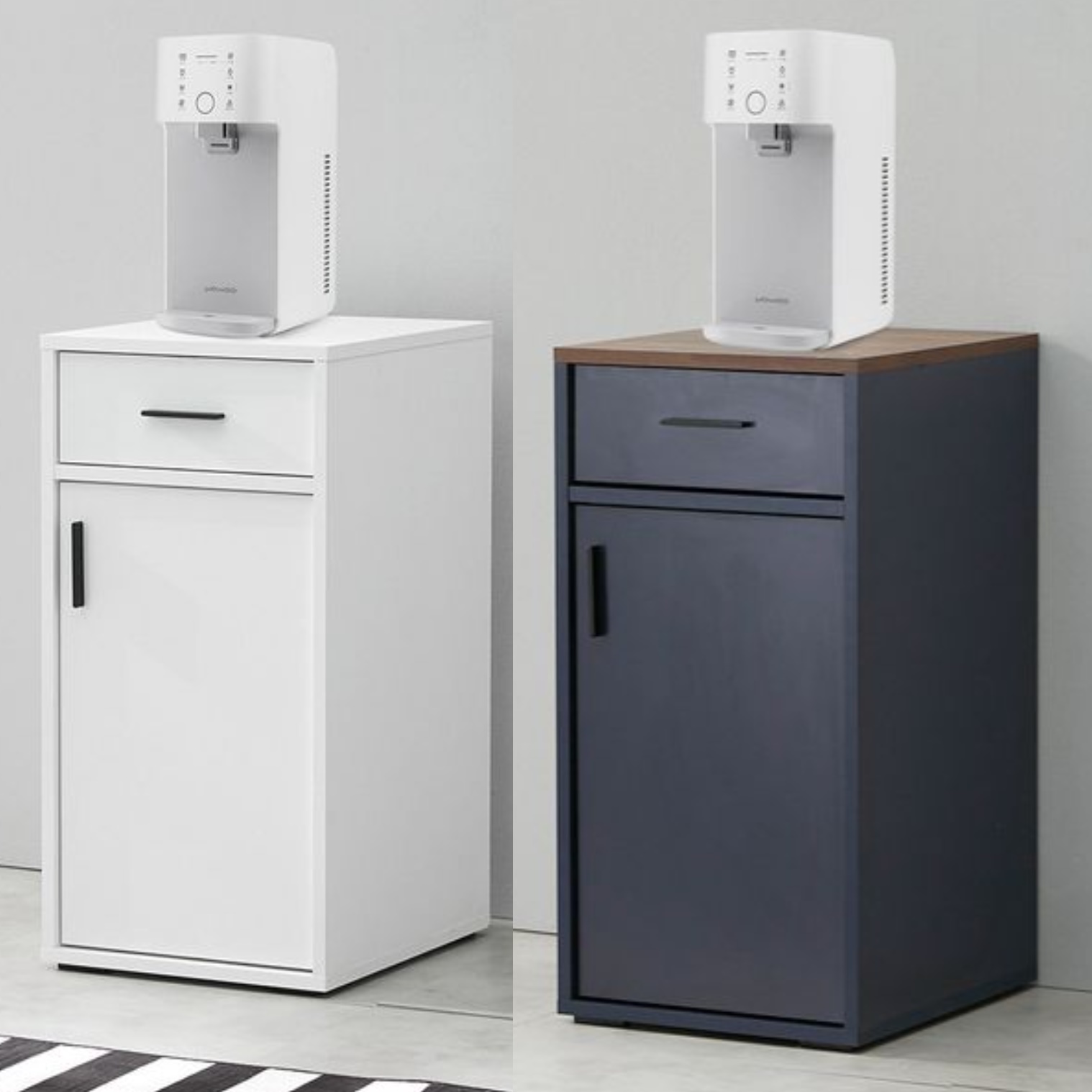 정수기 선반 정수기 받침대 커피 머신 테이블 정수기 장 탕비실 수납장 다이 거치대 양념