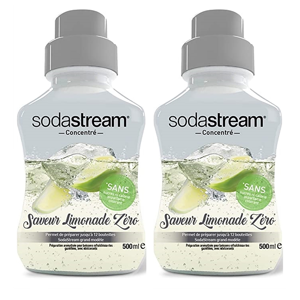 Concentré Sodastream Saveur Limonade Zéro, 500 ml