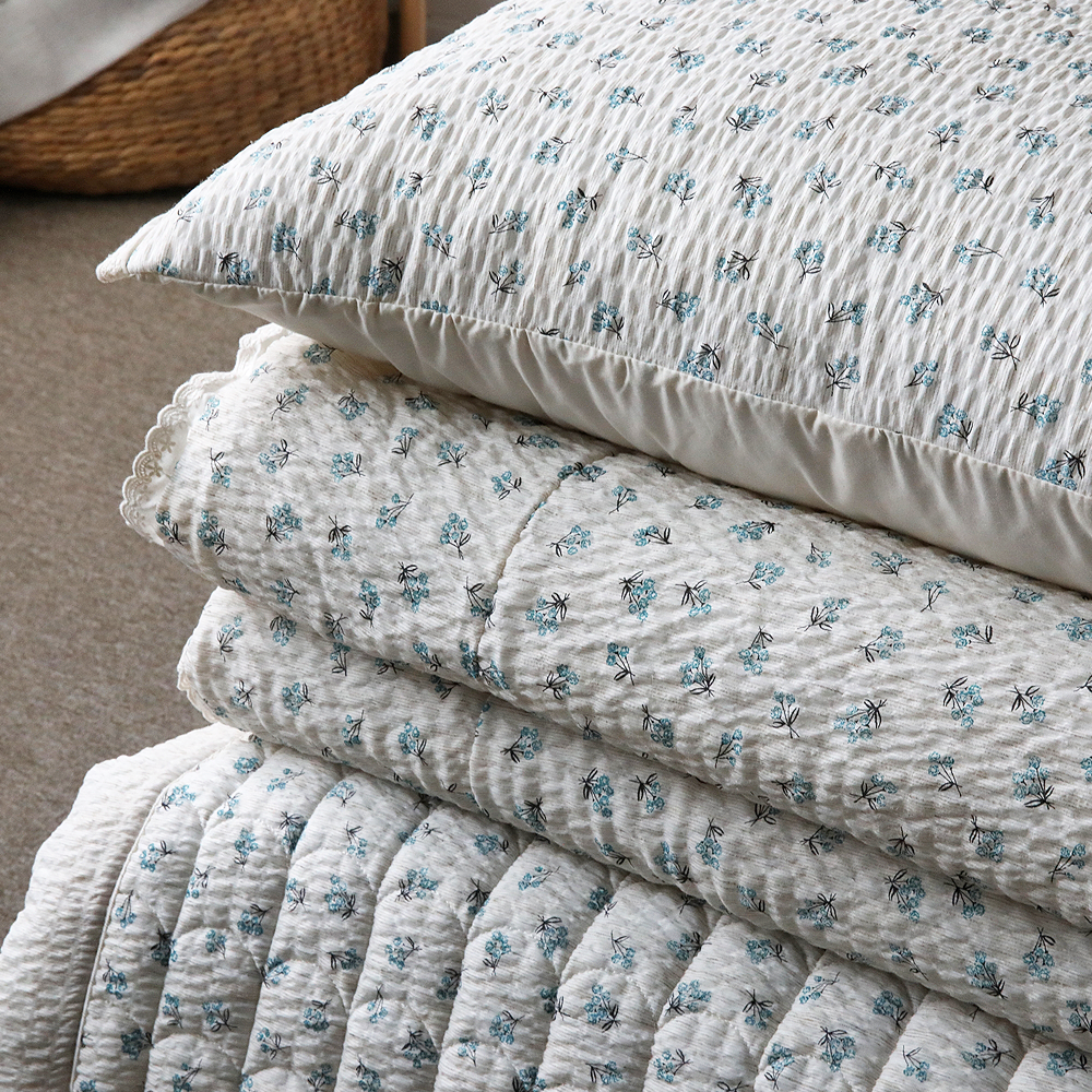 여름이불 삼베 플라워 보타닉 햄프 마 간절기 이불 여름 침구 세트