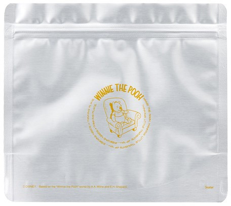 캐릭터 알루미늄 지퍼백 5P (미키, 곰돌이 푸, 도라에몽, 키티, 마이멜로디, 폼폼푸린, 시나모롤, 리틀트윈스타, 포차코) - 하카타몰