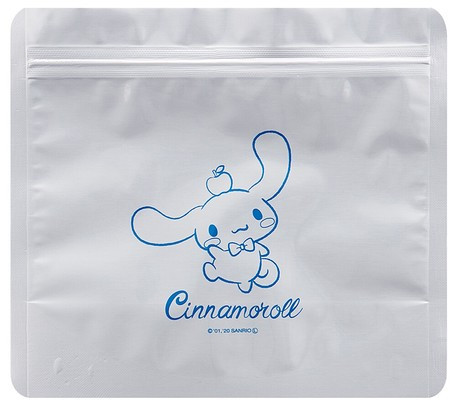 캐릭터 알루미늄 지퍼백 5P (미키, 곰돌이 푸, 도라에몽, 키티, 마이멜로디, 폼폼푸린, 시나모롤, 리틀트윈스타, 포차코) - 하카타몰