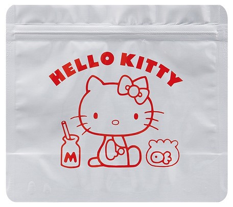 캐릭터 알루미늄 지퍼백 5P (미키, 곰돌이 푸, 도라에몽, 키티, 마이멜로디, 폼폼푸린, 시나모롤, 리틀트윈스타, 포차코) - 하카타몰