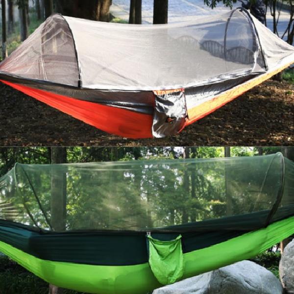 (색상 랜덤)모기장 캠핑용 해먹 그물 침대 낙하산 가정용 특 대형해먹 1인용 차박 감성