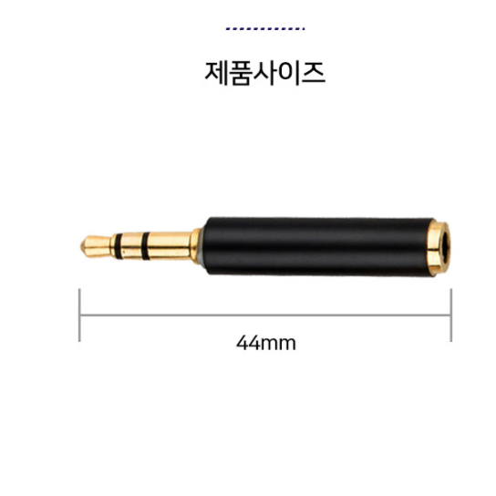 4극 3극 변환 젠더 3.5mm 수 F 암 M 데스크탑 PC 노트북 핀 마이크 이어폰 - 상세 이미지 2