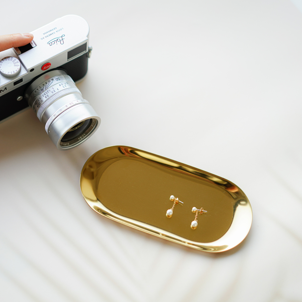 골드 실버 트레이 카페 촬영 스튜디오 인테리어 소품 - 상세 이미지 4