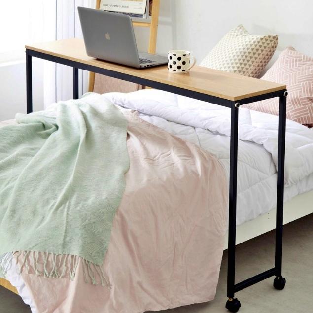 침대용 테이블 바퀴 달린 책상 옆 소형테이블 침대 위 책상 얇은 쇼파 뒤 책장 김세정