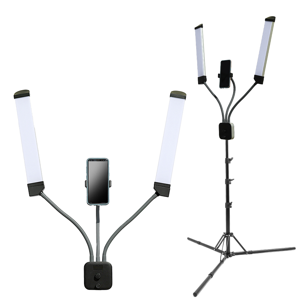 뷰티 네일 셀프 촬영 조명 속눈썹 반영구 A 스탠드 접이식 라이트 더블라인
