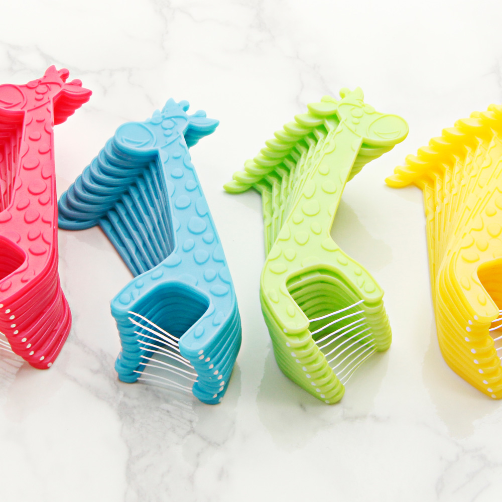 예꼬맘 어린이 치실 지퍼백3개+하드케이스1개 유아 어린이 아동 키즈 신학기준비물