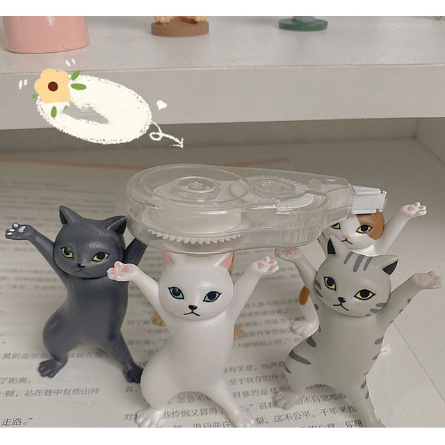 스케치룸 고양이 펜꽂이 거치대 에어팟 볼펜 연필 홀더 꽂이 디자인 문구 - 상세 이미지 5