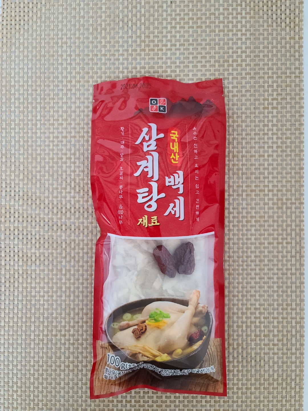 특A급 맛집 삼계탕 재료 티백 100gX3개 백숙 삼계탕 육수 한약재 수육맛있게삶는 법 이미지 6