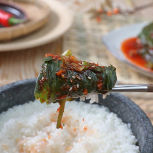 여수 나래식품 저염 깻잎김치 500g 국내산 생깻잎 맛있게 먹은 솔직 후기 - 상품 이미지 4