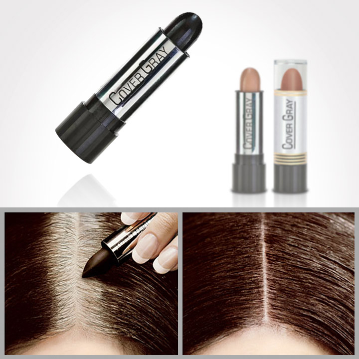 커버유어그레이 - 미국 새치커버 대표상품 4.2g, 터치업스틱 짙은갈색, 1개 - 상세 이미지 2