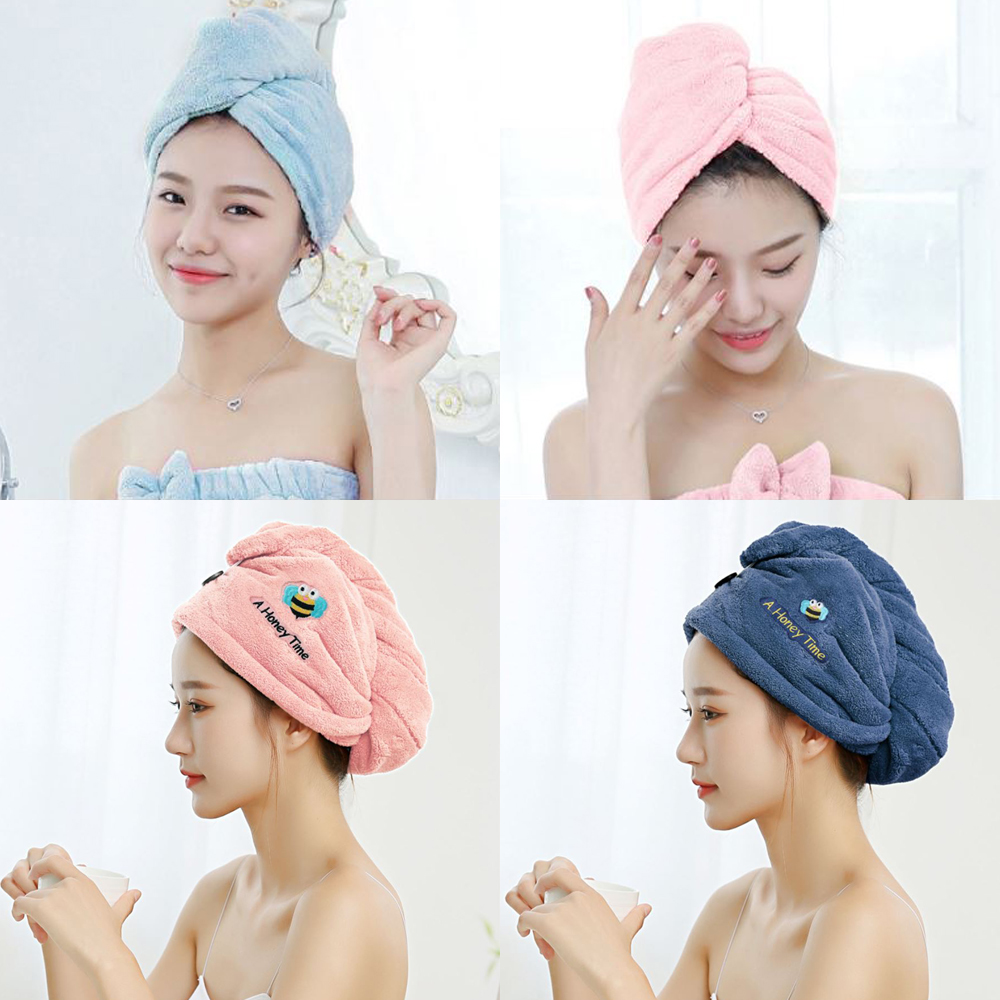 헤어 드라이 파스텔 헤어 타올 휴대용 캠핑 타월 머리 말리는 수건 세수 세안 밴드