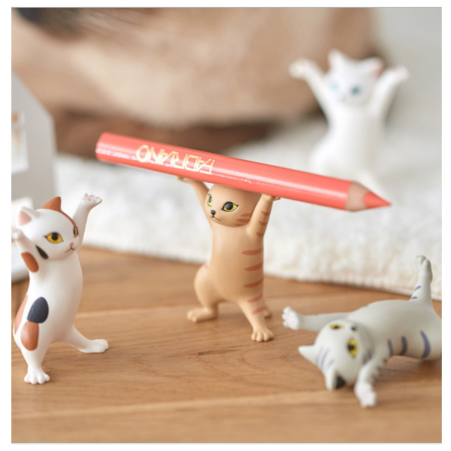 스케치룸 고양이 펜꽂이 거치대 에어팟 볼펜 연필 홀더 꽂이 디자인 문구 - 상세 이미지 5